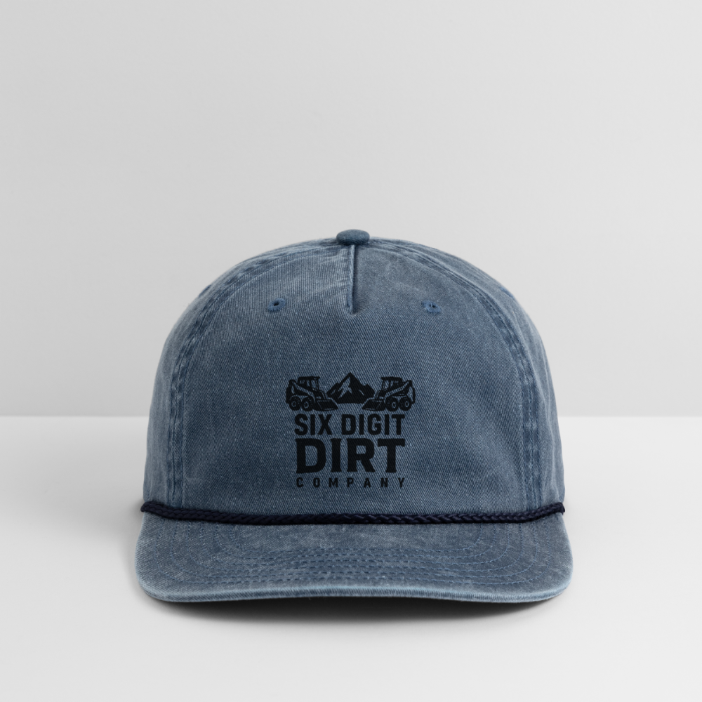 SixDD Co / DigIN - Vintage Washed Rope Cap - washed navy