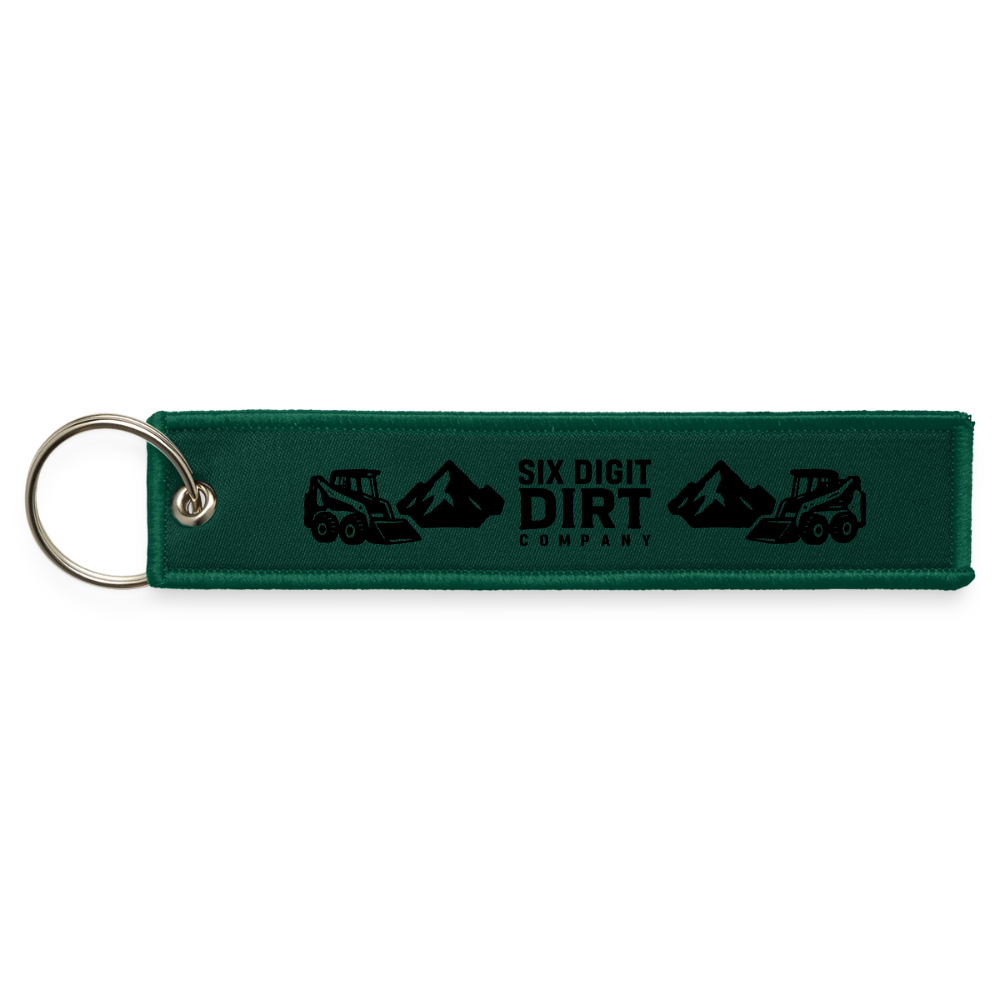 Jet Tag Keychain - hunter green