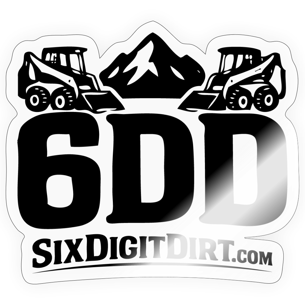 SixDD - Sticker - transparent glossy