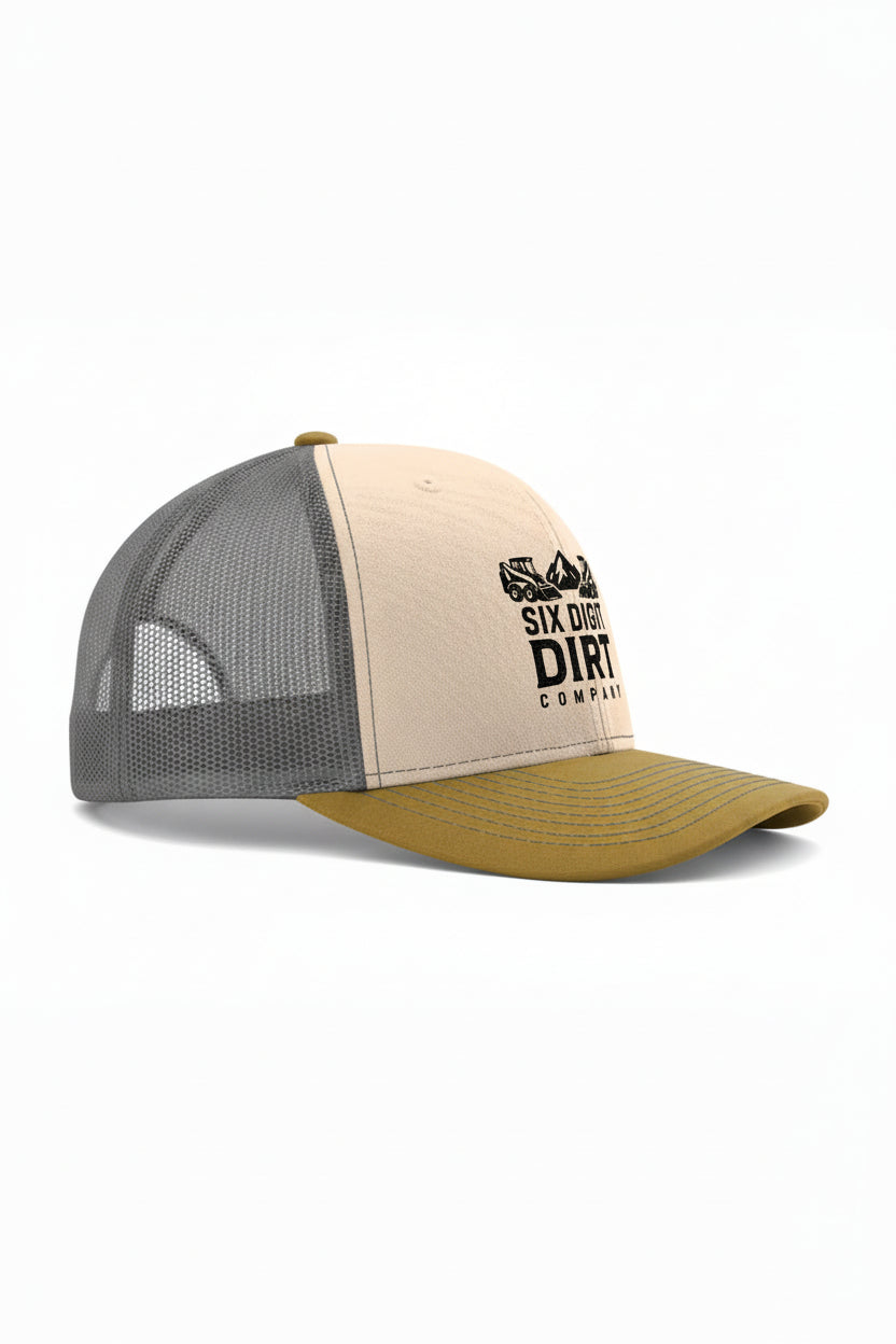 Mink Beige/ Charcoal/ Amber Gold - FRONT