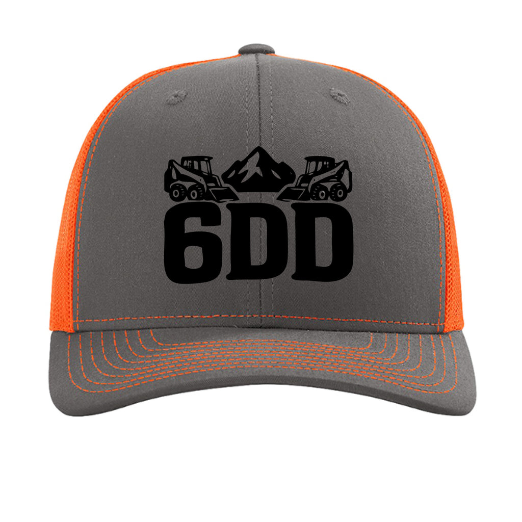 Charcoal/ Neon Orange - FRONT