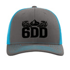 Charcoal/ Neon Blue - FRONT