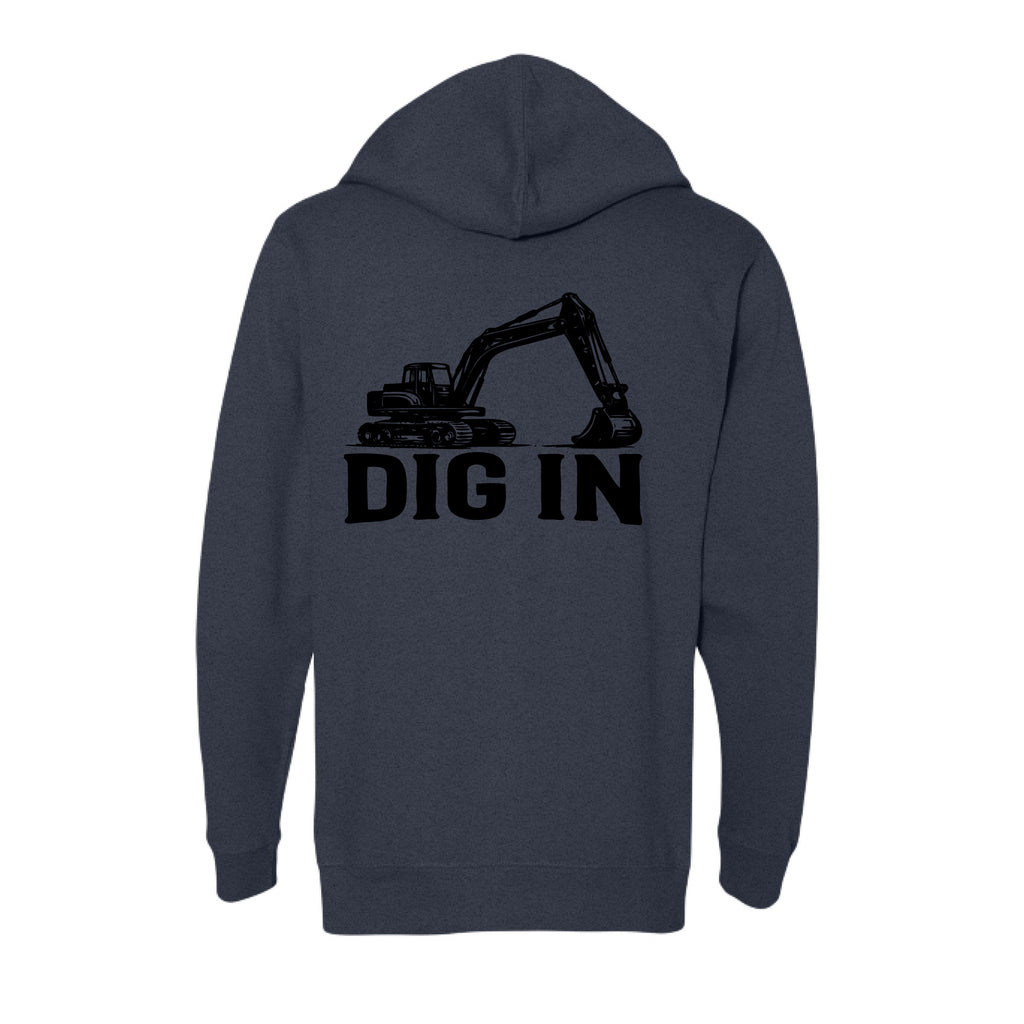 Classic Navy Heather - BACK