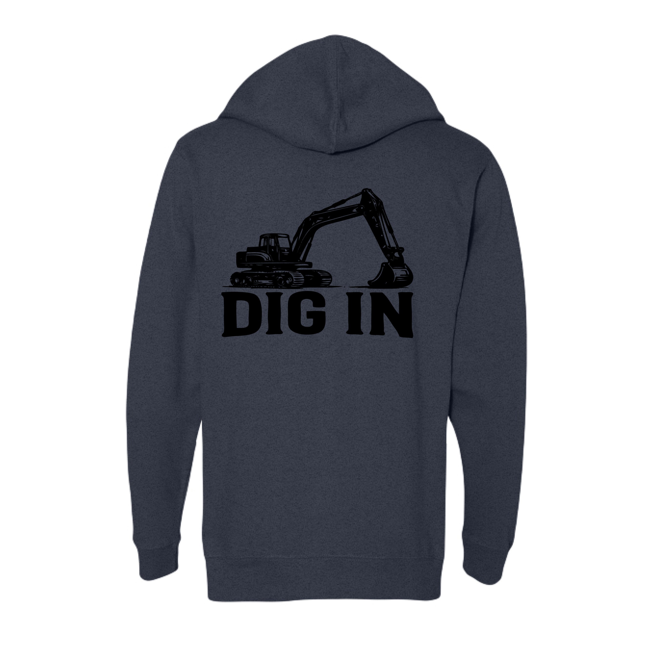 Classic Navy Heather - BACK
