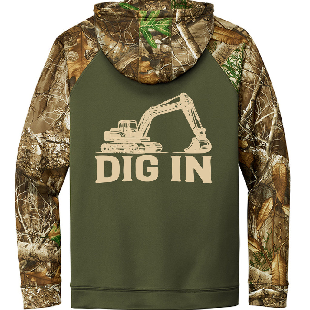 Olive Drab Green/ Realtree Edge - BACK