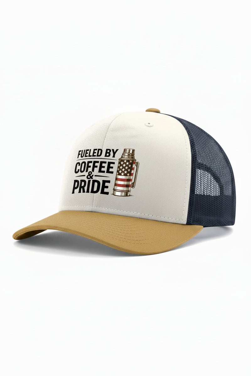 Cream/ Navy/ Amber Gold - FRONT