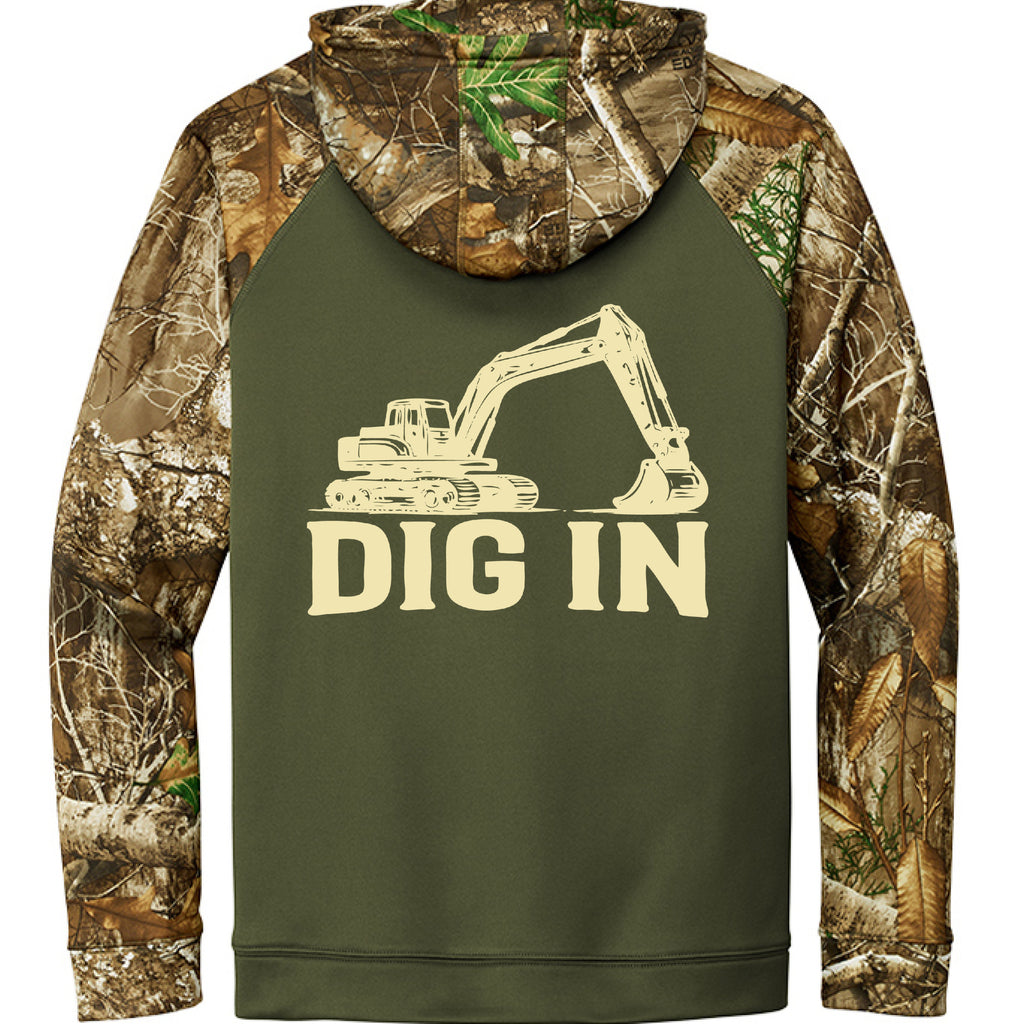 Olive Drab Green/ Realtree Edge - BACK