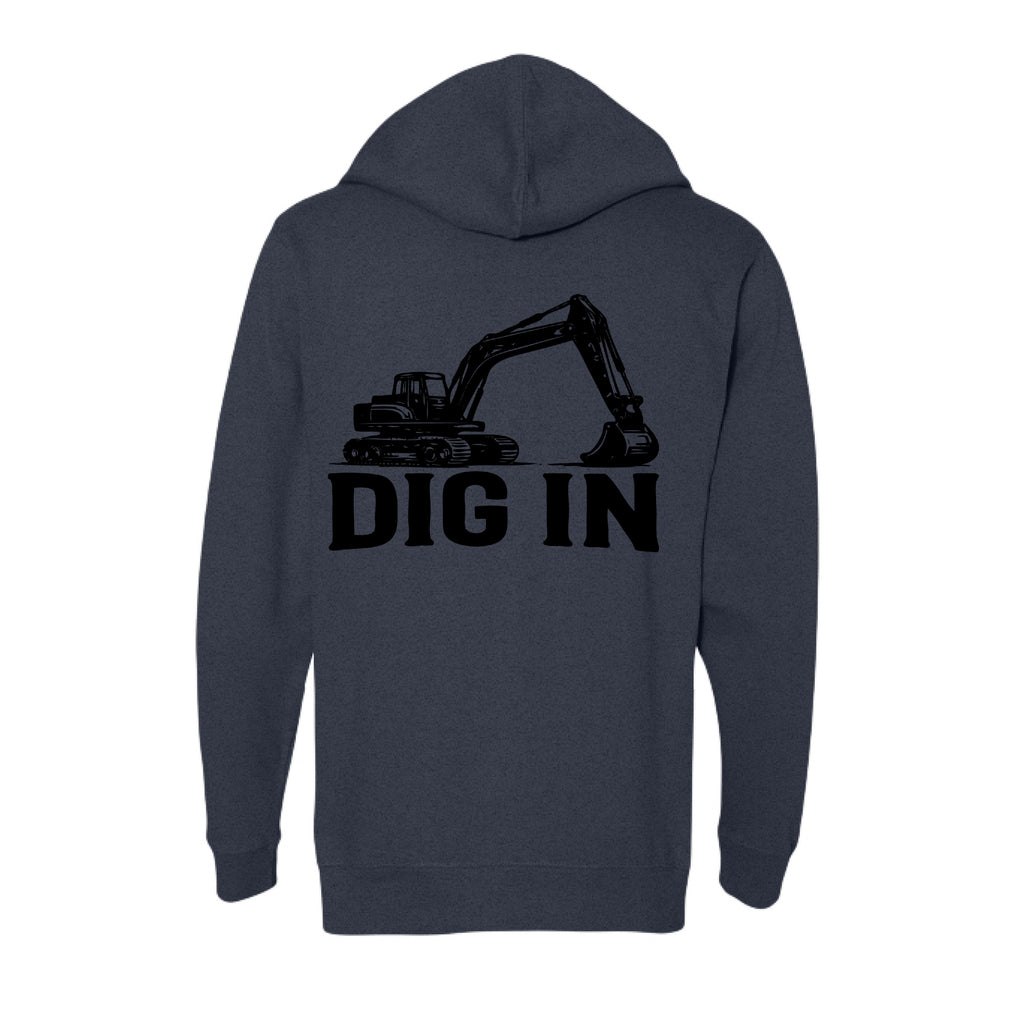 Classic Navy Heather - BACK