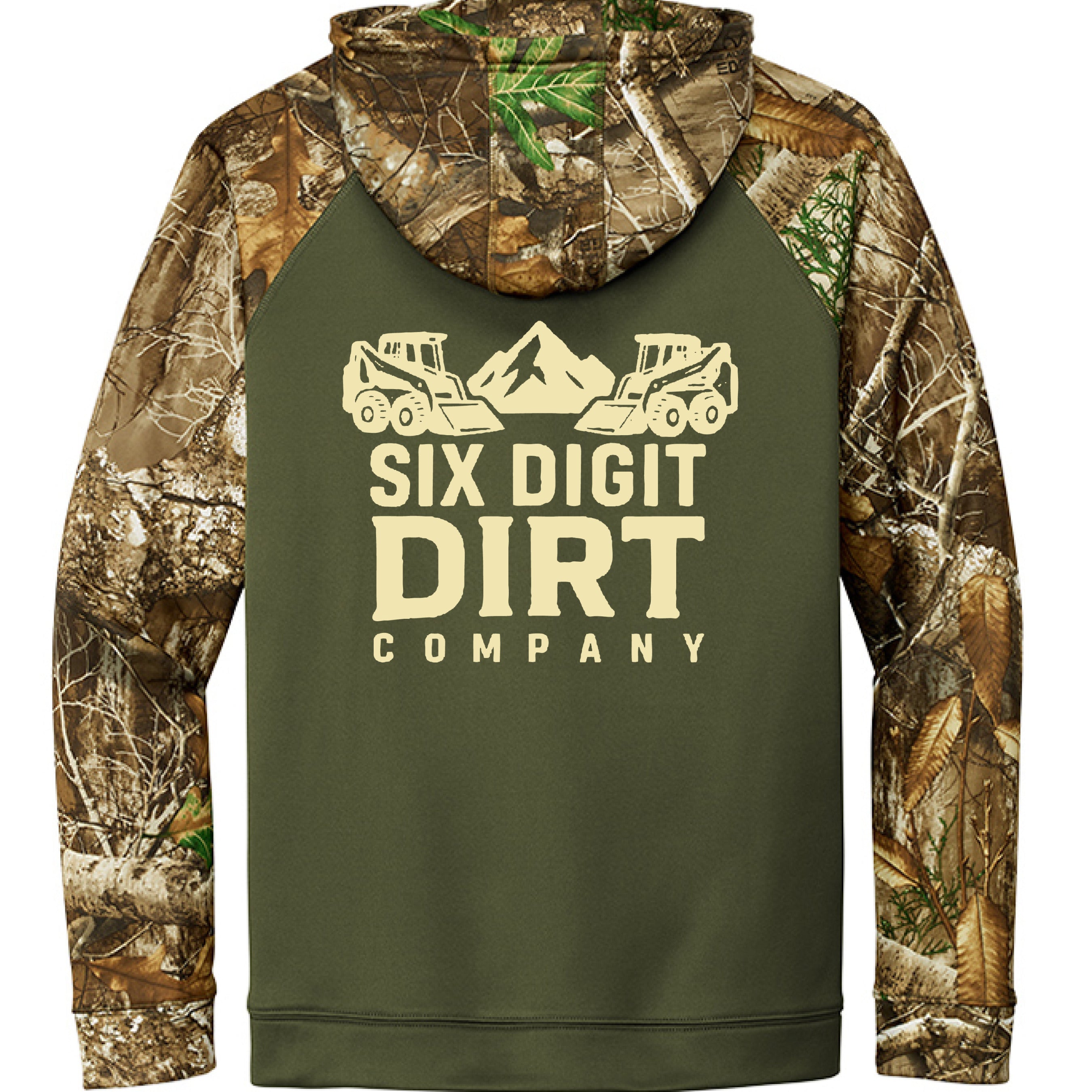 Olive Drab Green/ Realtree Edge - BACK